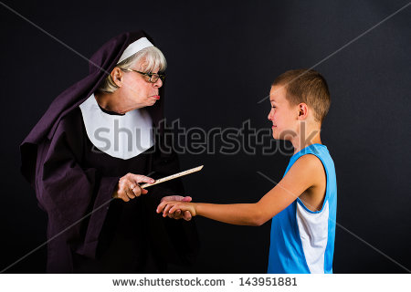 nun-smacking-a-boy-on-the-knuckles-with-a-ruler-stock-photo-SDiuHg-clipart.jpg