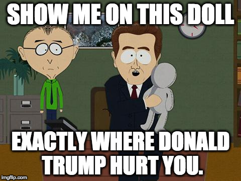 Show me on this doll |  SHOW ME ON THIS DOLL; EXACTLY WHERE DONALD TRUMP HURT YOU. | image tagged in show me on this doll | made w/ Imgflip meme maker